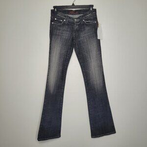 Vintage y2k Plastics by Gly black faded bootcut low rise jeans size 1 NWT